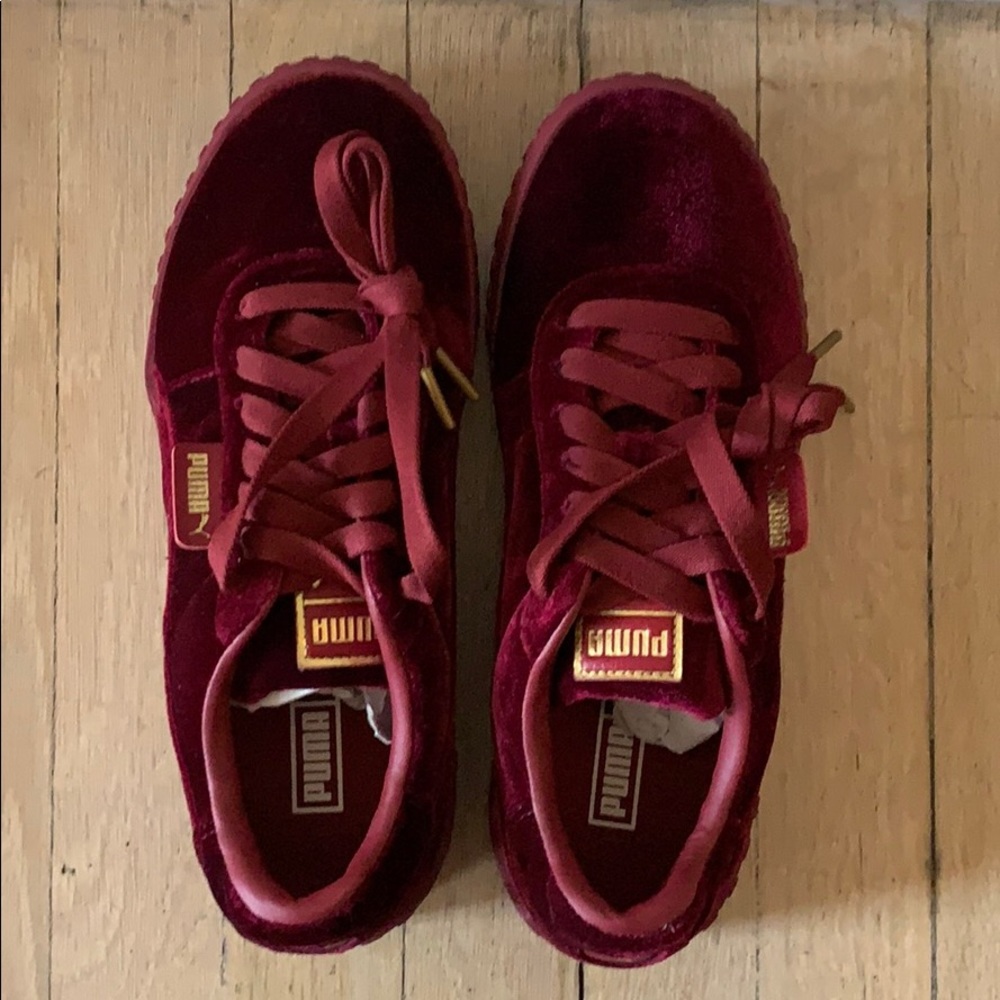 Red Velvet Puma Sneakers